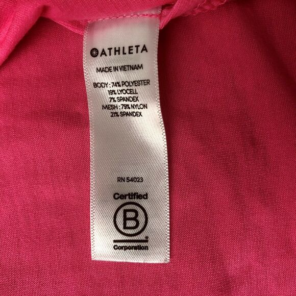 Athleta Sleeveless Top Small Oversized Lightweight Pink Tank - Picture 9 of 10